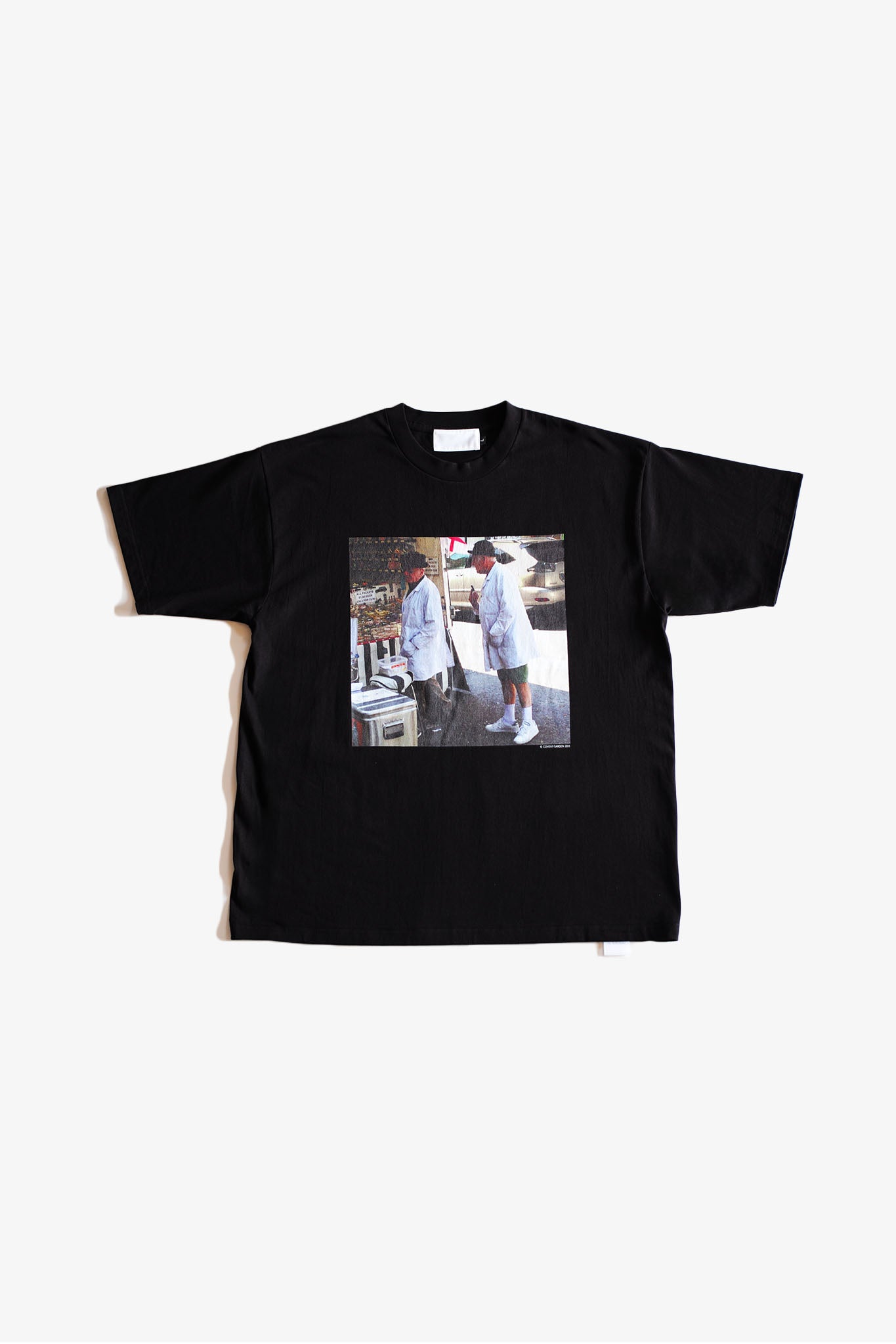 THE HUCKLEBERRY BUTCHER プリント 黒Tシャツ