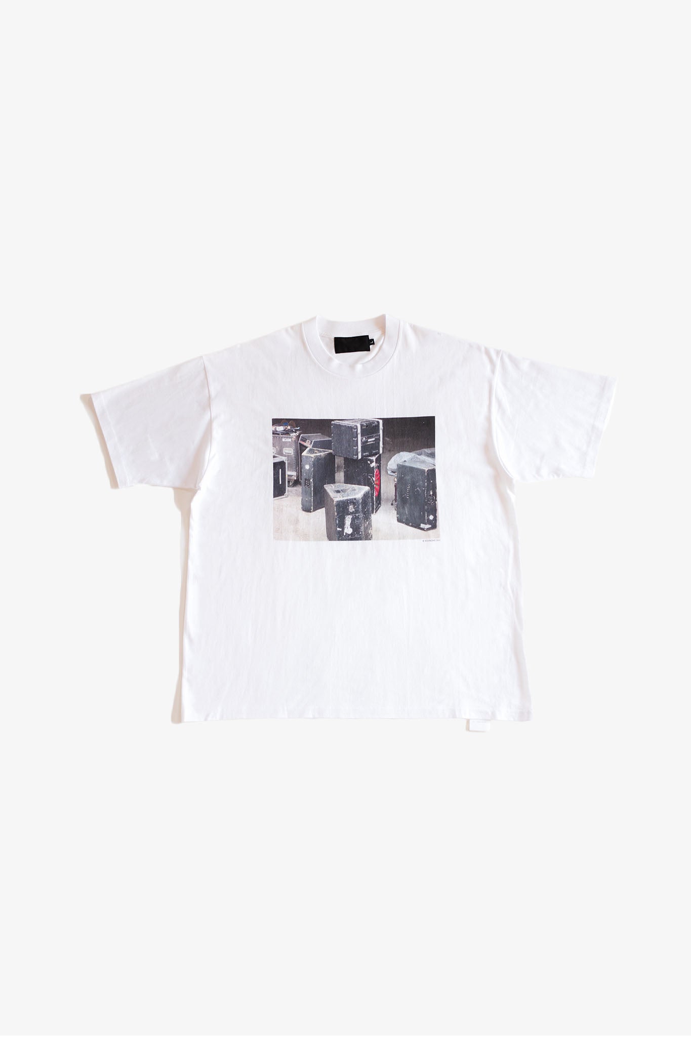 THE HUCKLEBERRY コロガシプリント 白Tシャツ