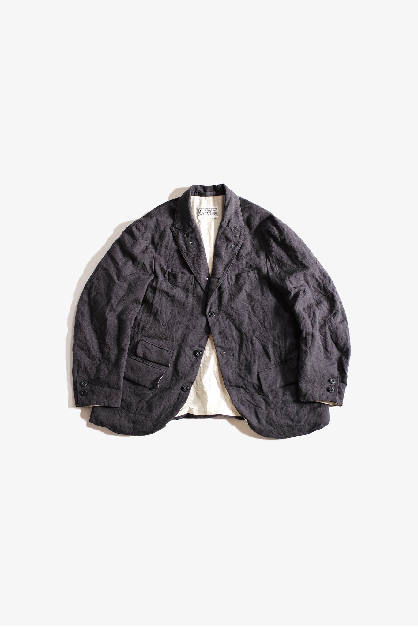 EESETT&Co 　サーヴァントジャケット　グレー　正面
