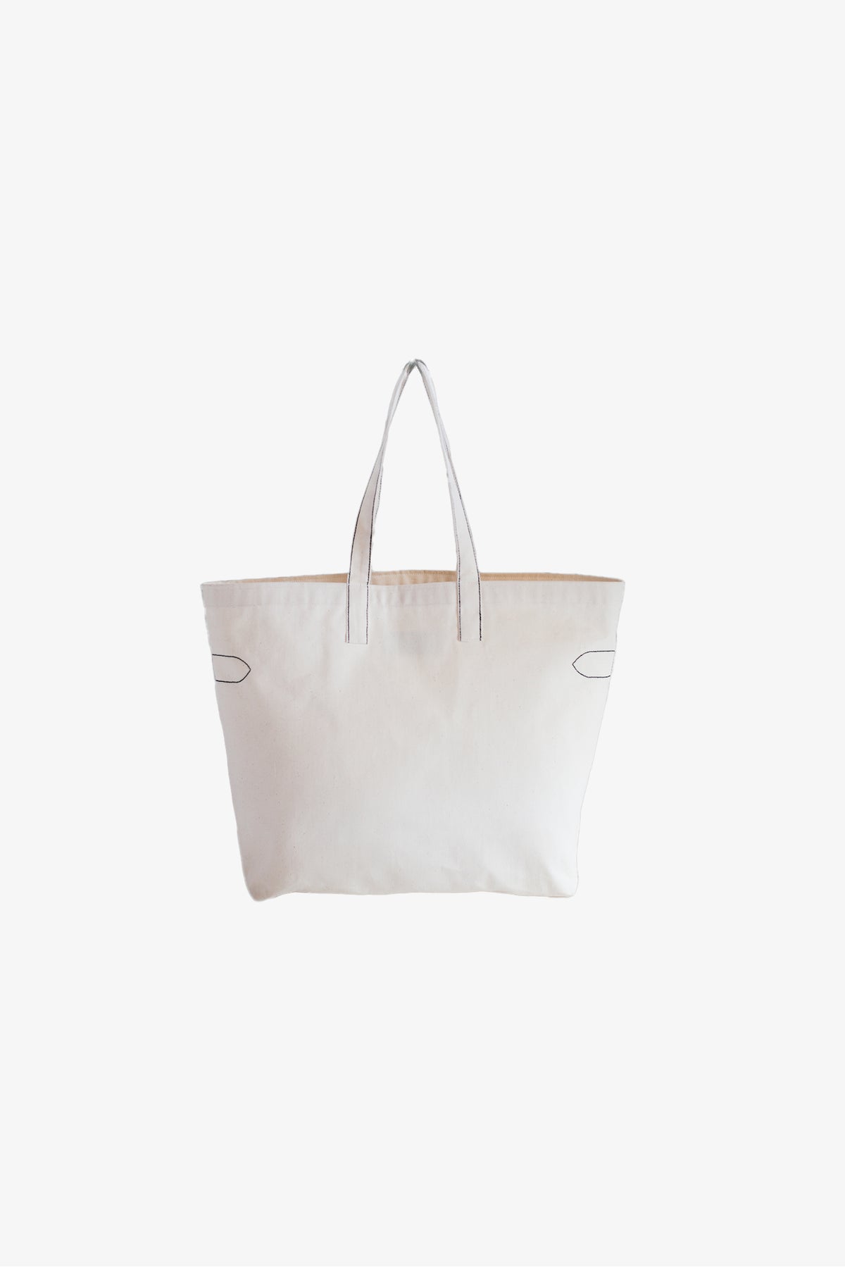 EESETT&Co 　トートバッグ　ナチュラル　背面