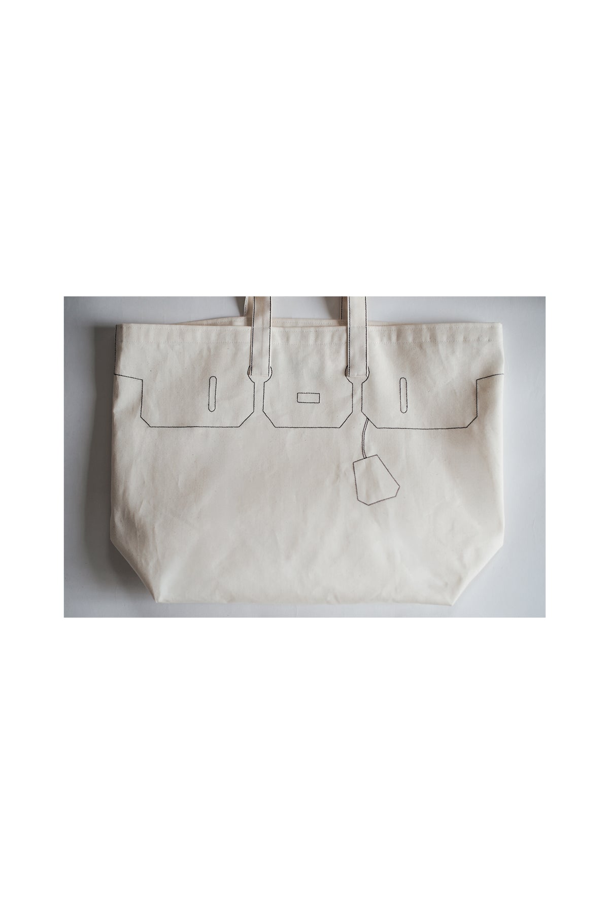 EESETT&Co 　トートバッグ　ナチュラル　平置き