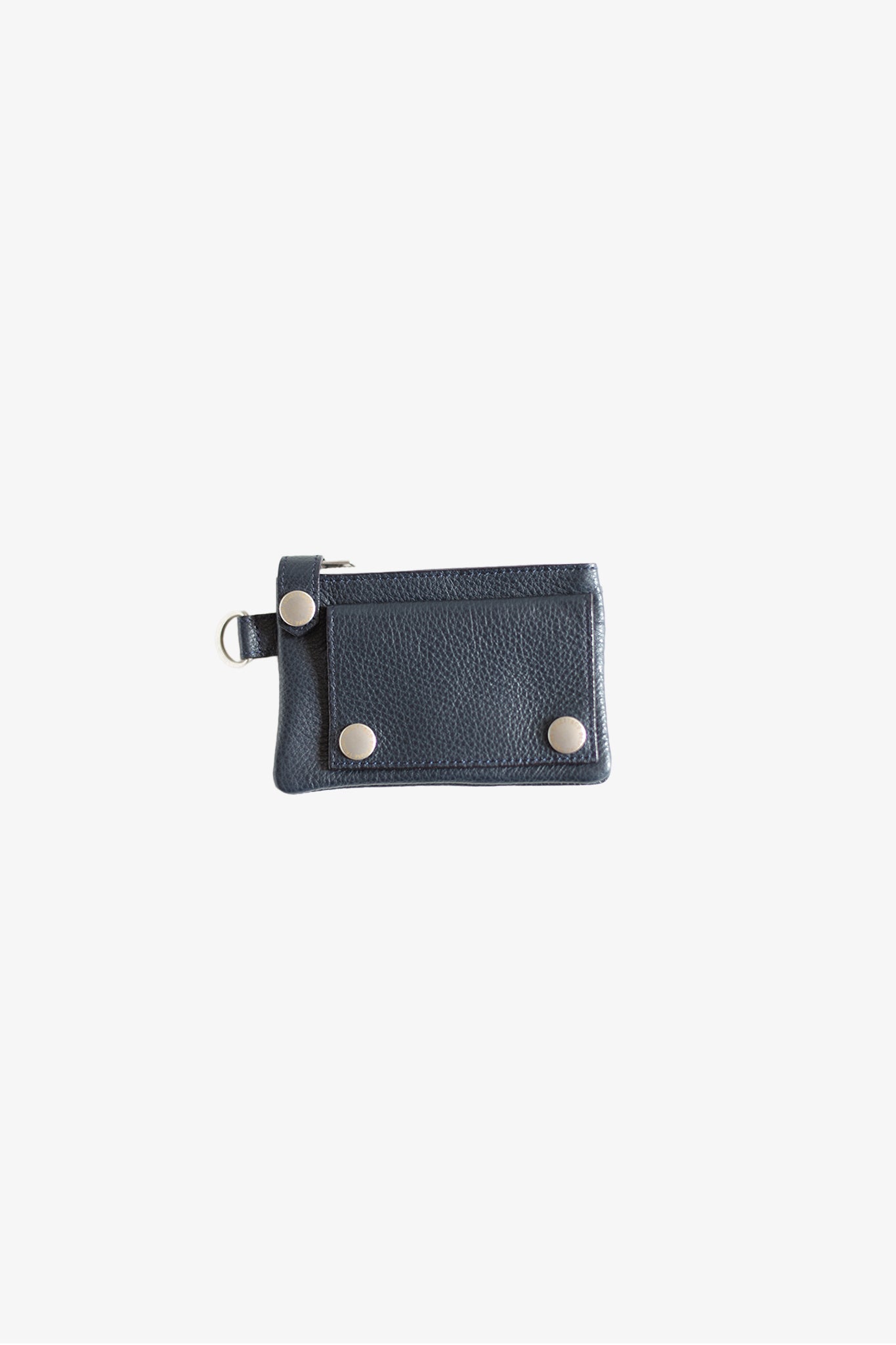 EESETT&Co　コンパクトなサイズのウォレット　ネイビー　正面