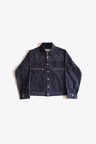 EESETT&Co 細畝サマーコーデュロイジャケット ネイビー 正面