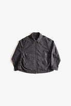 EESETT&Co 　ジップブルゾン　グレーストライプ　正面